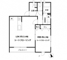 カプリス上池袋の間取り図
