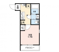 エクセラン中浦和の間取り図