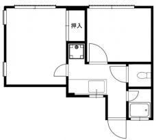 泉マンションの間取り図