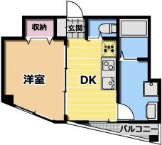 Housekul千駄木ビルの間取り図