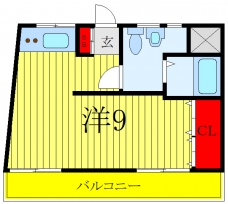 ハイムプランタンの間取り図