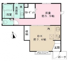 ＬＵＣＥ　Ⅰの間取り図