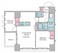 クレヴィアリグゼ日暮里の間取り図