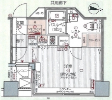 アイフォート千住曙町の間取り図