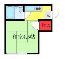 筑波ハイツの間取り図