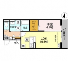 Noble villa鹿手袋　Aの間取り図