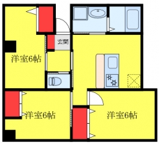 山一宮城ステーツの間取り図