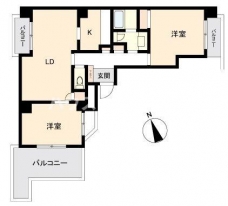 ウィルテラス南大塚の間取り図