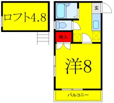三高・サン・ステュディオの間取り図