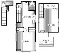 ＮＤホームサンタモニカアネックスの間取り図