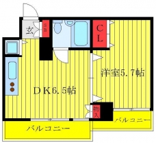 アジュール南大塚の間取り図