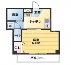 ジュネスⅠの間取り図
