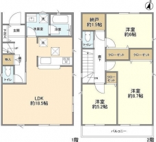 Kolet浦和栄和#04の間取り図
