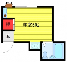 西池ガーデンハイツの間取り図