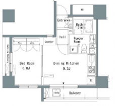 パークアクシス仲御徒町 の間取り図