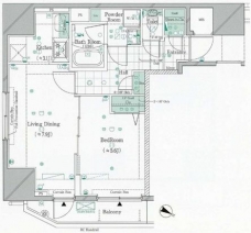 ガリシア大塚Southの間取り図