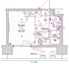 ガーラ・グランディ川口並木の間取り図