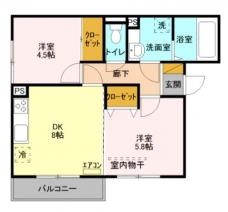 アイリス錦町の間取り図