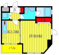 CF　COURTの間取り図