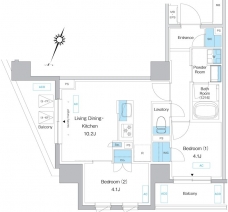 プレディアコート板橋の間取り図
