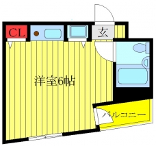 グローバリービューテラスⅣの間取り図