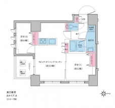 クレヴィアリグゼ日暮里の間取り図
