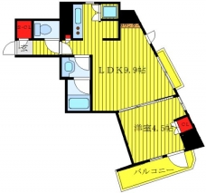 サンクタス文京大塚 アヴァンテラスの間取り図