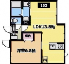 Grand MOREⅡの間取り図