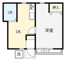 ハウス田中の間取り図