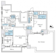 パークホームズ文京白山ヒルテラスの間取り図