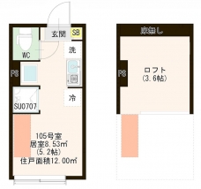 ハーモニーテラス板橋宮本町の間取り図