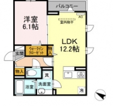アンジュール小豆沢の間取り図
