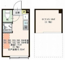 ハーモニーテラス西ヶ原Ⅲの間取り図