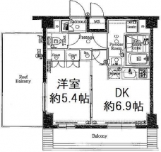 グラントゥルース東十条の間取り図