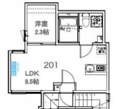 アンベリール北赤羽の間取り図