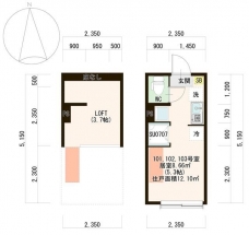 リベルテラス池袋本町の間取り図