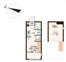 ソレイユテラス東十条の間取り図