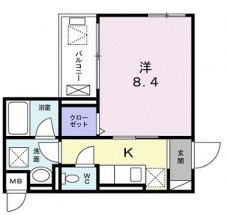 メゾンクレールの間取り図