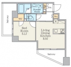 クレストコート中板橋の間取り図