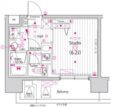 ガーラ・グランディ川口並木の間取り図