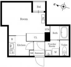 プレニーズ護国寺PREMIERの間取り図