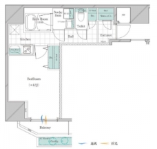 ガリシア大塚Ｓｏｕｔｈの間取り図