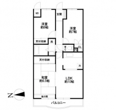 ウィーブ北町の間取り図