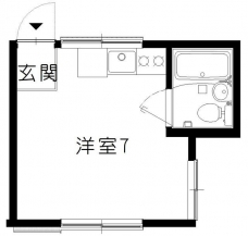 シャネルハイツの間取り図