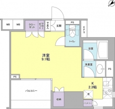 コンフォリア池袋ＤＥＵＸの間取り図