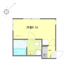 鳩ヶ谷フラッツの間取り図