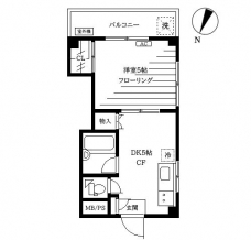 寿ハイツの間取り図