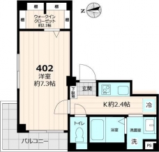 仮称マツレイビルの間取り図