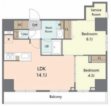 Alivis東京尾久の間取り図
