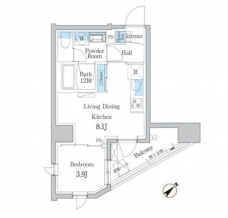 デュオフラッツ板橋大山の間取り図